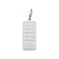 Lola love Poem Tag Pendant