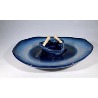 Pottery Boat On A Pond Dip Set