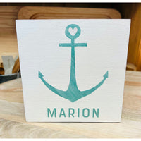 Mattapoisett or Marion Block Sign