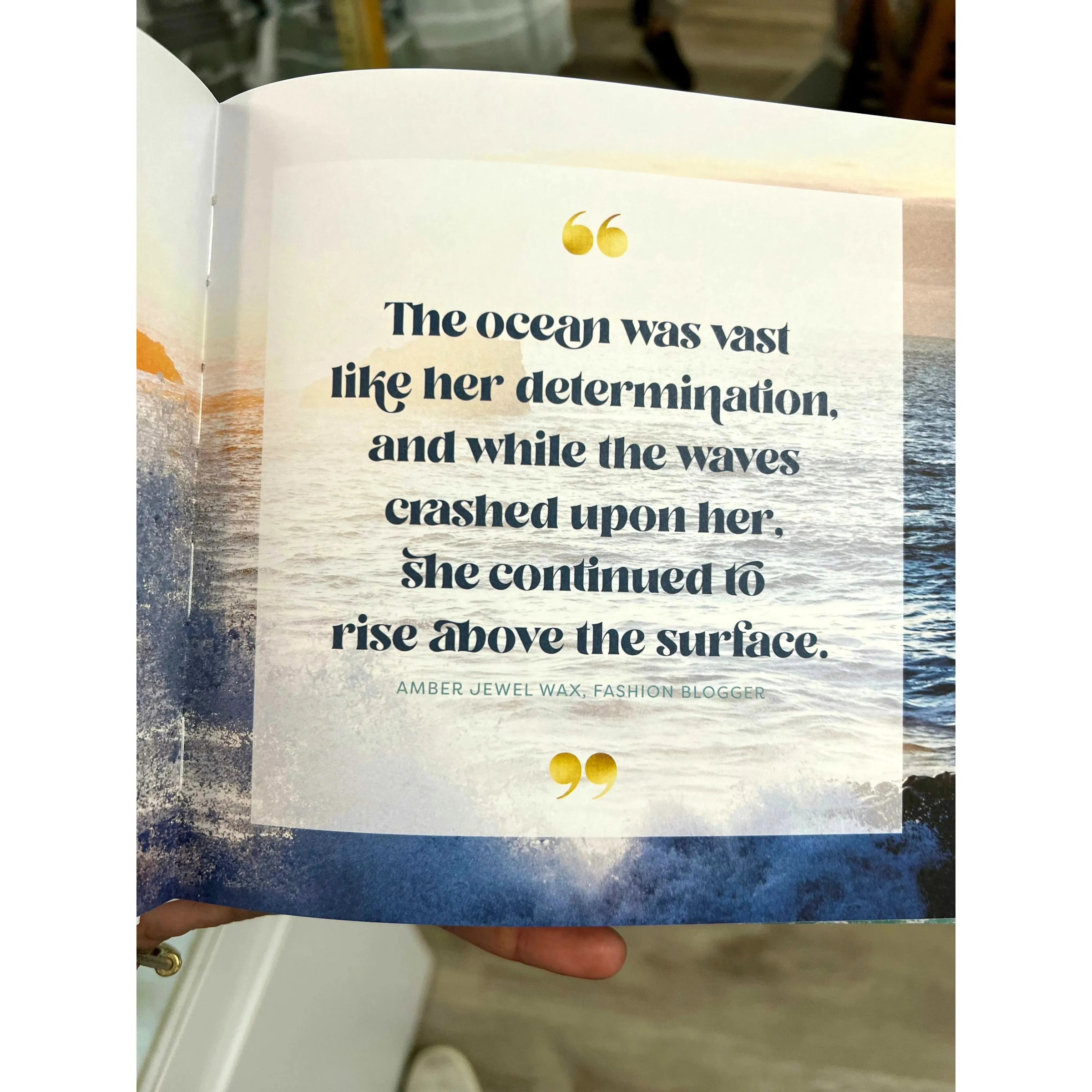 Happiness Comes In Waves Book