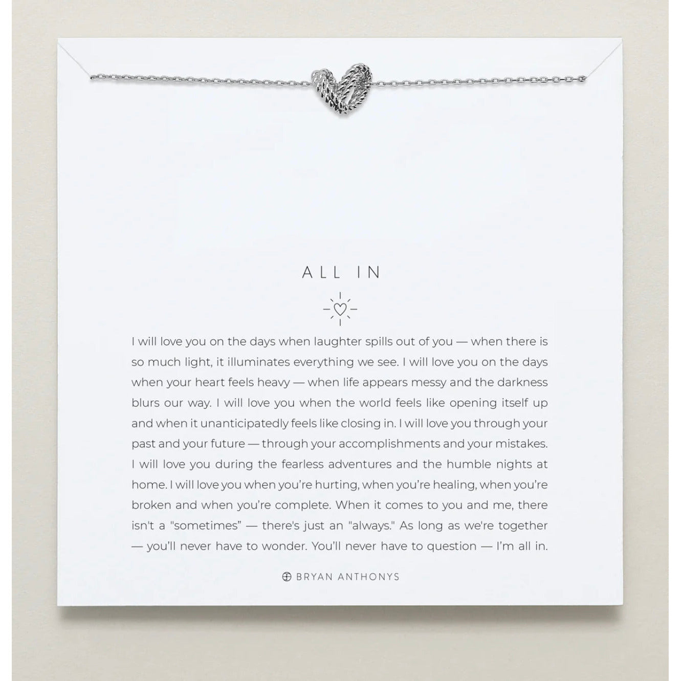 All In Necklace