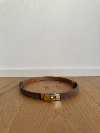 MAIDA Suede BELT - Top grain leather