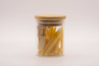 20-Minute Mindfulness Beeswax Candle Set – Hand-Dipped Meditation Ritual Kit