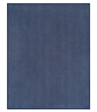 Harborview Herringbone Navy Blanket - Chappy Wrap Midi