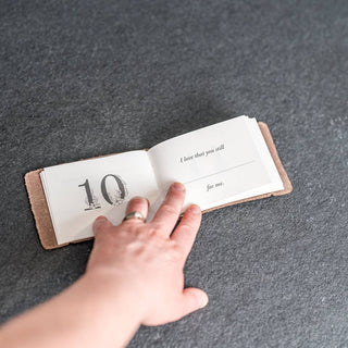 What I Love About Mom Leather Book