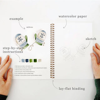 Emily Lex Winter Watercolor Workbook: 12 Step-by-Step Projects for Beginners