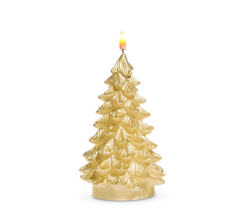 Gold Tree Flameless Candles and Tree Tapers