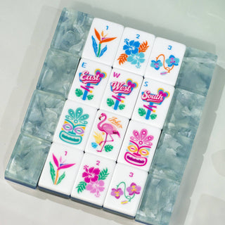 Palm Beach Mahjong Set - Moonstone Pearl