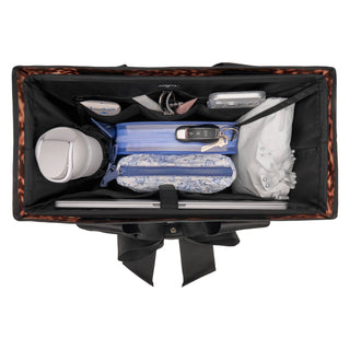Case-Mate Jelly Tote Organizer Insert – Structured 6-Pocket Bag Divider (Midnight Black)