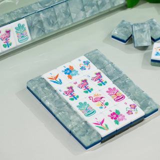 Palm Beach Mahjong Set - Moonstone Pearl