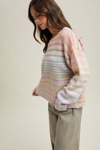 Wishlist Rainbow Knit Sweater