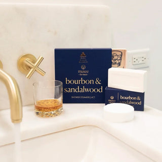 Musee Bourbon & Sandalwood Shower Steamers box