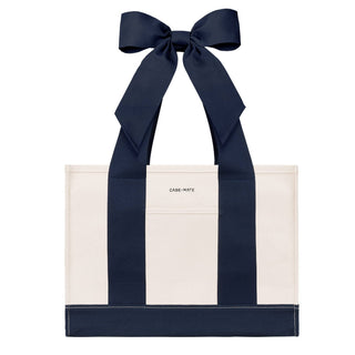 Case-Mate Signature Bow Canvas Tote – Chic Stain-Resistant Daily Carry
