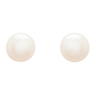 14kt Gold Vermeil Large Freshwater Pearl Stud Earrings