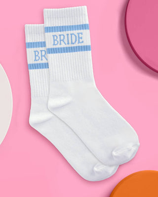 "Something Blue" Bride Socks | Luxury Wedding Morning & Bridal Prep Accessory