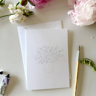 Bouquets Emily Lex Paintable Watercolor Notecard Set