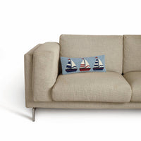 Sailboat Trio Hook Pillow