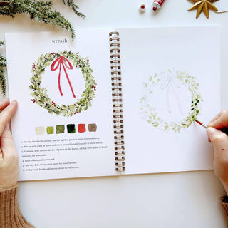 Emily Lex Christmas Watercolor Workbook: Relaxing Holiday Art for All Ages