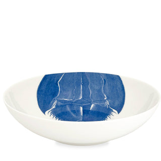 Caskata Horseshoe Crab Artisan Porcelain Wide Serving Bowl (11.5”)