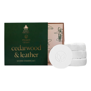 Musee Cedarwood & Leather Shower Steamers