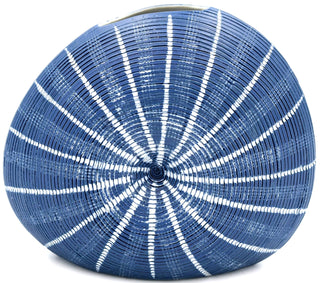 226W22BLUE DIVA ROUND MINI S-Handcrafted Porcelain Bud Vase