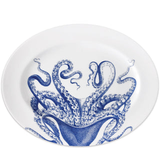Caskata  Lucy the Octopus Porcelain Serving Platter - Large 16" Oval