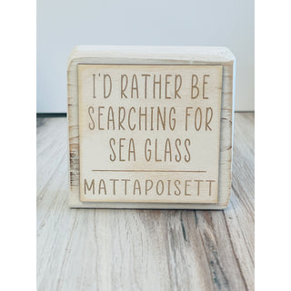 Sea Glass Sign Mattapoisett or Marion