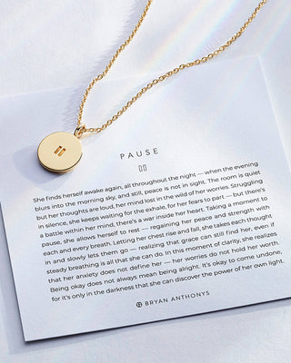 Pause Necklace