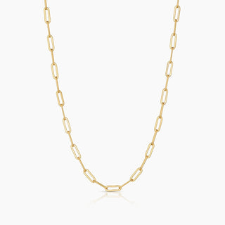 Isabel Amazonite Heart Necklace: 14k Gold Plated Elongated Chain By Thatch Jewelry