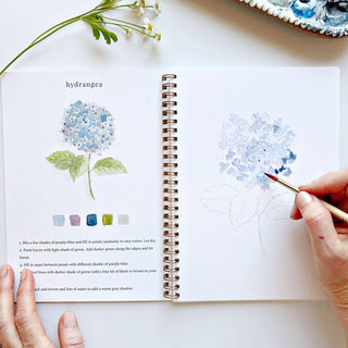 Emily Lex Flowers Watercolor Workbook: Step-by-Step Beginner Painting Guide