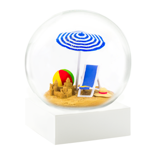 Tropical Paradise Beach Snow Globe – Custom Engravable Keepsake
