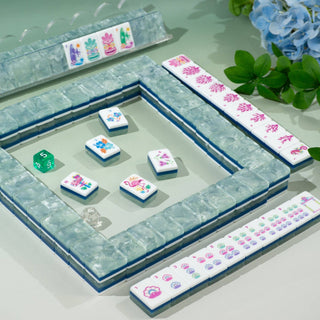 Palm Beach Mahjong Set - Moonstone Pearl