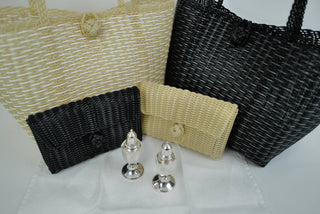 The Lilley Line Medium Tote: All-Purpose Durable Woven Market Bag – Salt