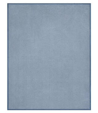 Chappywrap Harborview Herringbone Blanket - Cornflower Blue (60” x 80”)