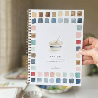 Emily Lex Baking watercolor workbook