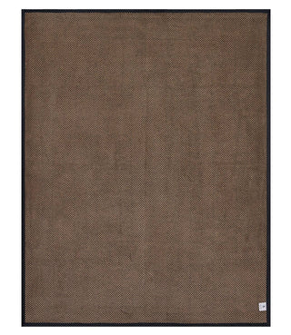 Harborview Herringbone Black Walnut Blanket