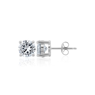 Crislu 3ct Brilliant Stud Earrings in Platinum
