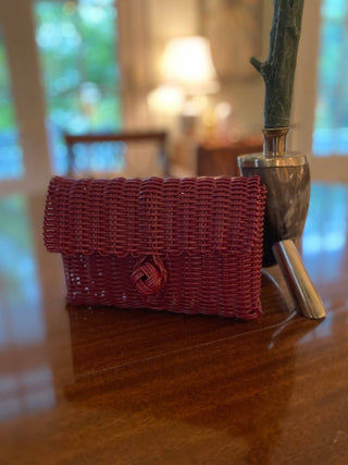 Lilley Line Burgundy Clutch: The Ultimate Day-to-Night Essential