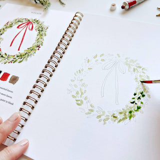Emily Lex Christmas Watercolor Workbook: Relaxing Holiday Art for All Ages