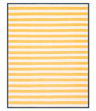 ChappyWrap Classic Stripe Blanket: Oversized Heirloom Cotton Blend Throw 60”x 80”