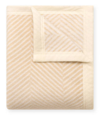 Harborview Herringbone Cream Blanket - Chappy Wrap