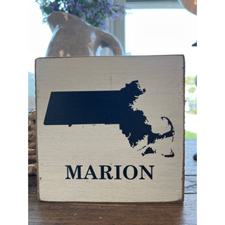 Mattapoisett or Marion Block Sign
