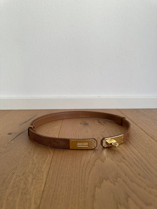 MAIDA Suede BELT - Top grain leather