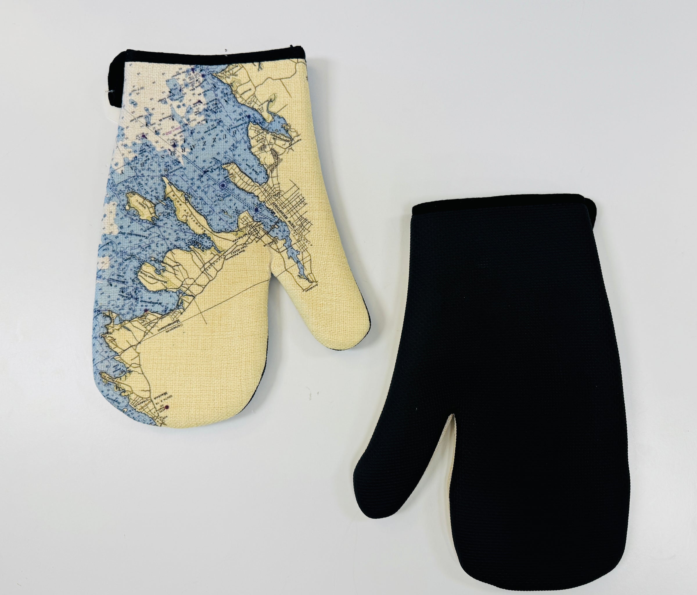 Buzzards Bay Chart Oven Mitt
