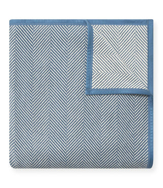 Chappywrap Harborview Herringbone Blanket - Cornflower Blue (60” x 80”)