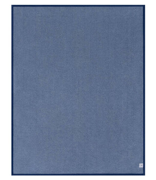 Harborview Herringbone Navy Blanket - Chappy Wrap Midi