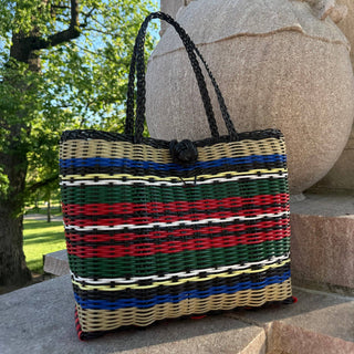 The Lilley Line Extra Small Tartan Hand-Woven Tote Bag