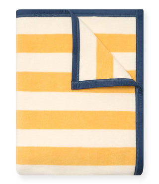 ChappyWrap Classic Stripe Blanket: Oversized Heirloom Cotton Blend Throw 60”x 80”