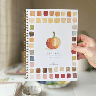 Autumn Watercolor Workbook by Emily Lex | Step-by-Step Fall Painting Guide