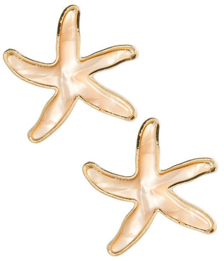 Lisi Lerch Acrylic Starfish Stud Earrings – Coastal Vacation Jewelry